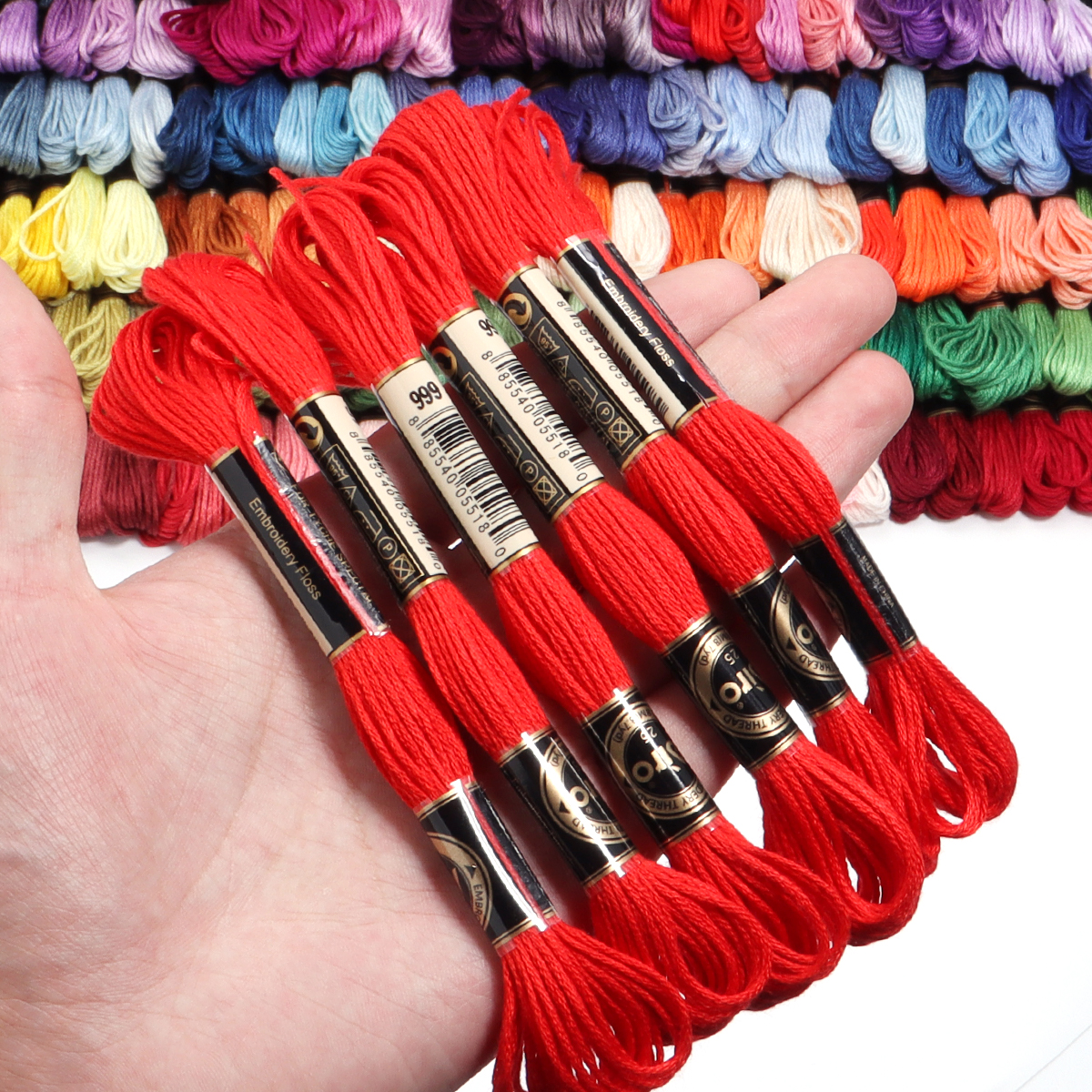 6Pcs/Lot Multicolor Polyester  - Embroidery Service incelemesi ve fiyatı