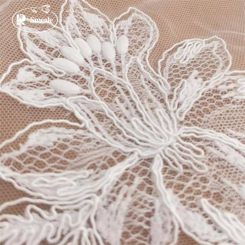 New Border Embroidered Lace Fa - Embroidery Veil incelemesi ve fiyatı