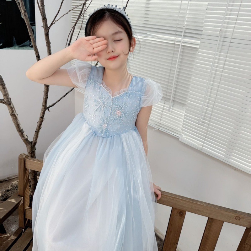 Embroidered Elsa Girls Dress f - Embroidery Abaya incelemesi ve fiyatı