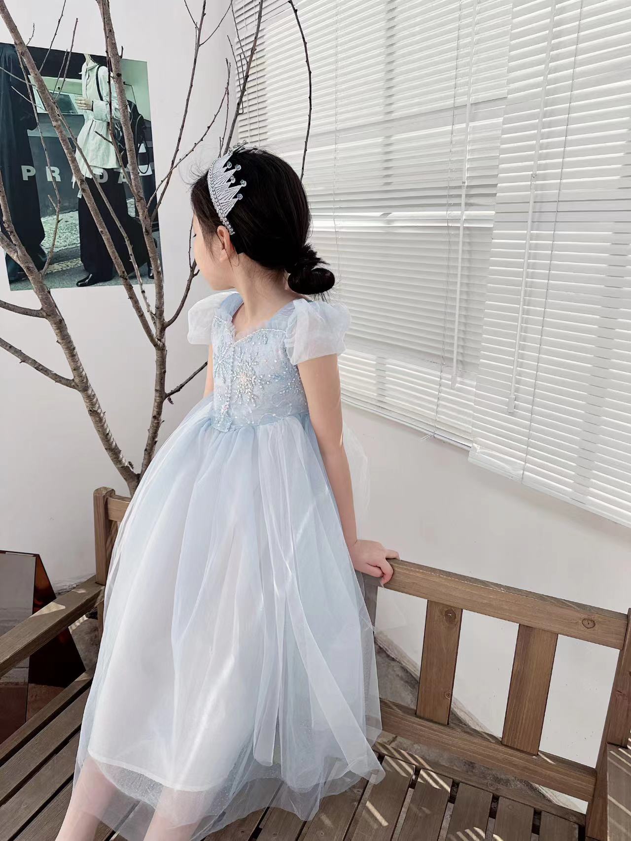 Embroidered Elsa Girls Dress f - Embroidery Abaya incelemesi ve fiyatı