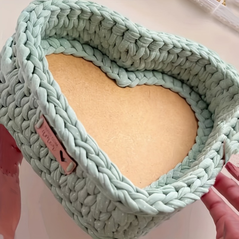 3pcs Heart-Shaped Crochet Bask - Embroidery Hooping incelemesi ve fiyatı