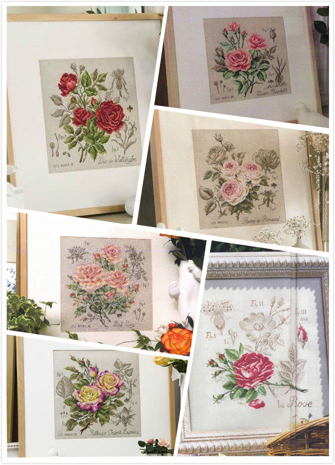 Dfea-Flower Series Rose Cross  - Embroidery Tas incelemesi ve fiyatı
