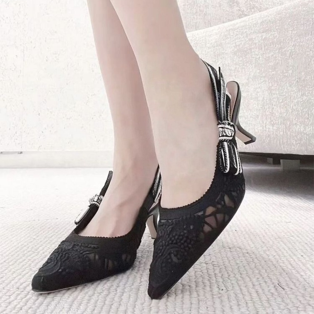 Genuine Leather High Heel Sand - Embroidery Shoes incelemesi ve fiyatı