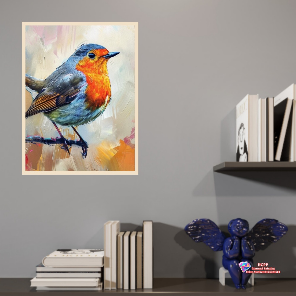unframe Robin Bird Cute Robin  - Embroidery Art incelemesi ve fiyatı