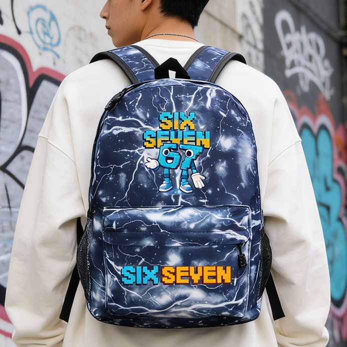 Six Seven Backpack Italian Bra - Embroidery Gold incelemesi ve fiyatı