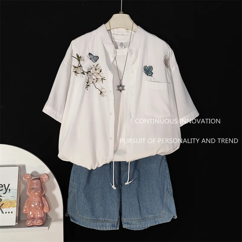 Men's 3 Piece Set Chinese Styl - Embroidery Shirt incelemesi ve fiyatı