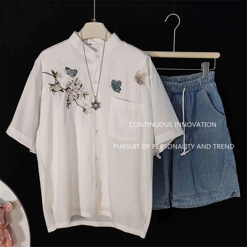 Men's 3 Piece Set Chinese Styl - Embroidery Shirt incelemesi ve fiyatı