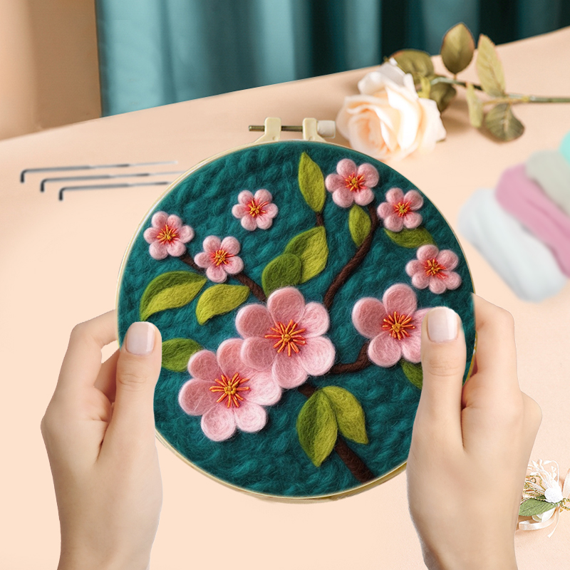 GATYZTORY Wool Felt Painting W - Embroidery Hooping incelemesi ve fiyatı