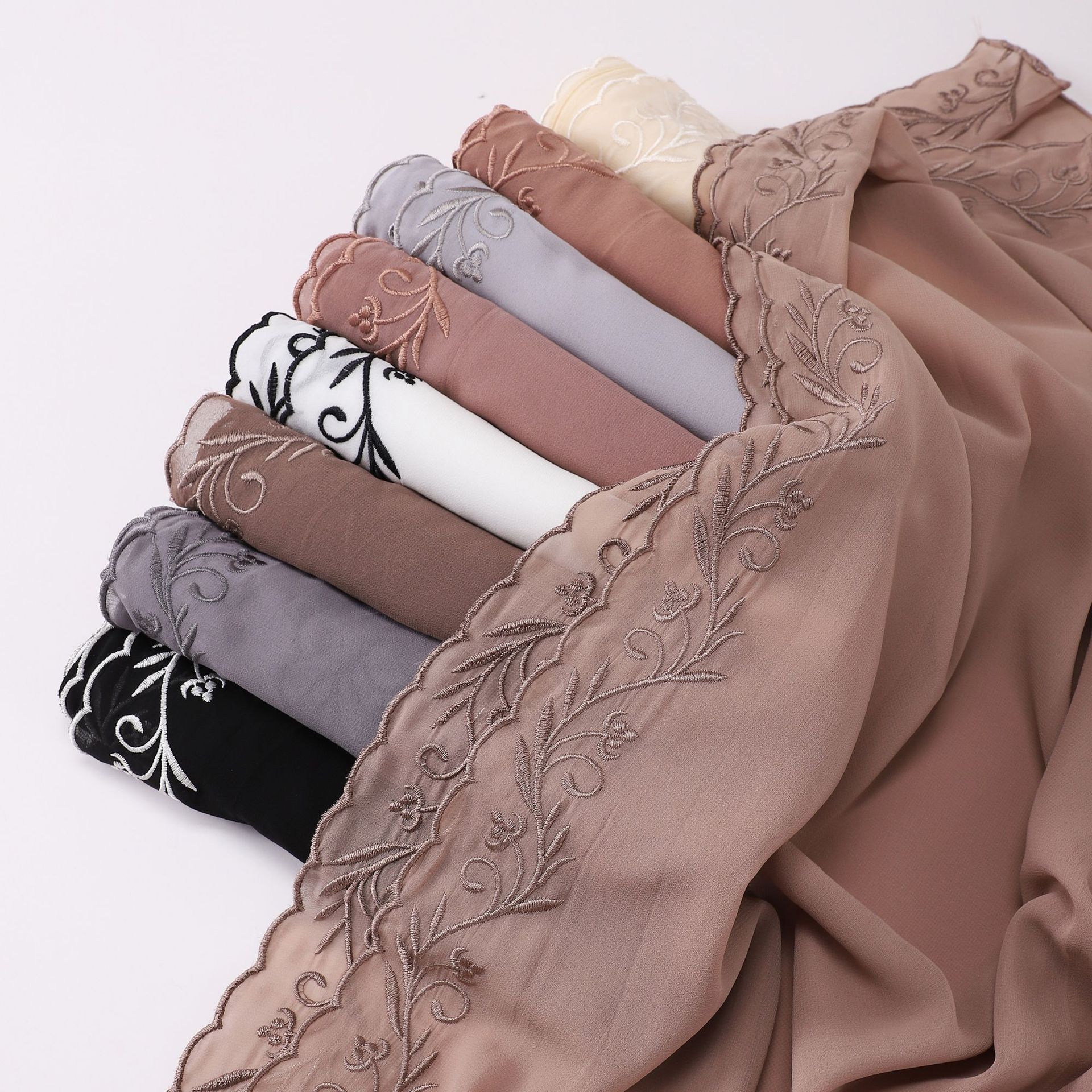 Malaysian Embroidery Chiffon H - Embroidery Veil incelemesi ve fiyatı