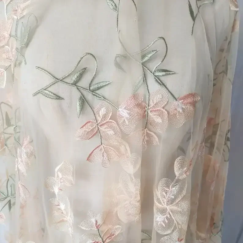 Beautiful Flower Lace fabric A - Embroidery Veil incelemesi ve fiyatı