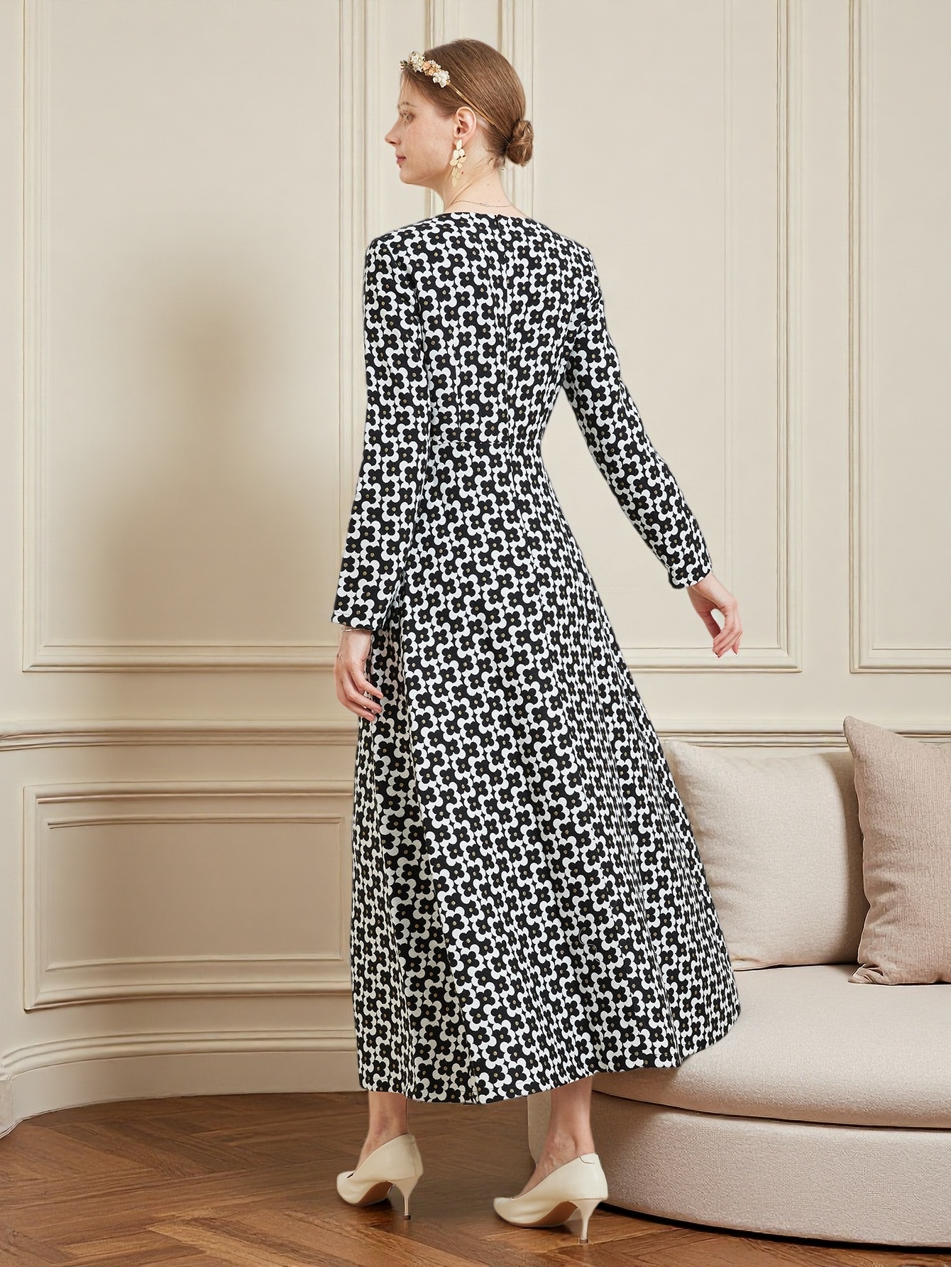 DEVCHATA Luxury Women Vintage  - Embroidery Abaya incelemesi ve fiyatı