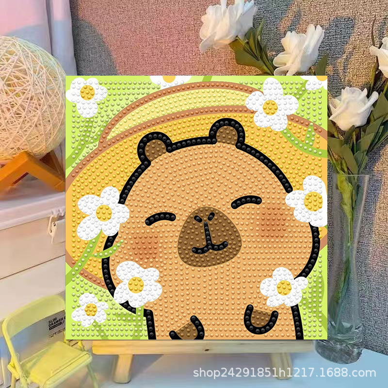 Cartoon Capibala Crystal Diamo - Embroidery Service incelemesi ve fiyatı