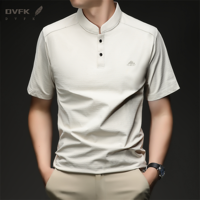 Mens Short Sleeve Mandarin Col - Embroidery Shirt incelemesi ve fiyatı