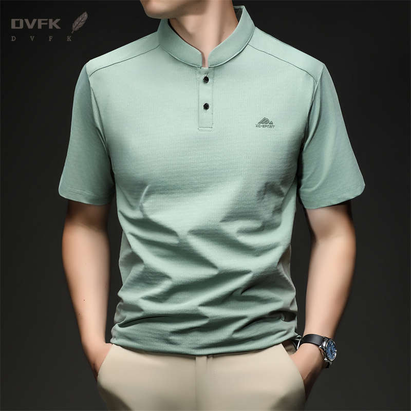 Mens Short Sleeve Mandarin Col - Embroidery Shirt incelemesi ve fiyatı