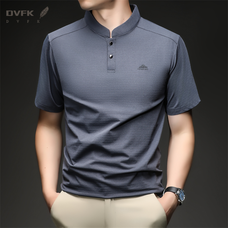 Mens Short Sleeve Mandarin Col - Embroidery Shirt incelemesi ve fiyatı