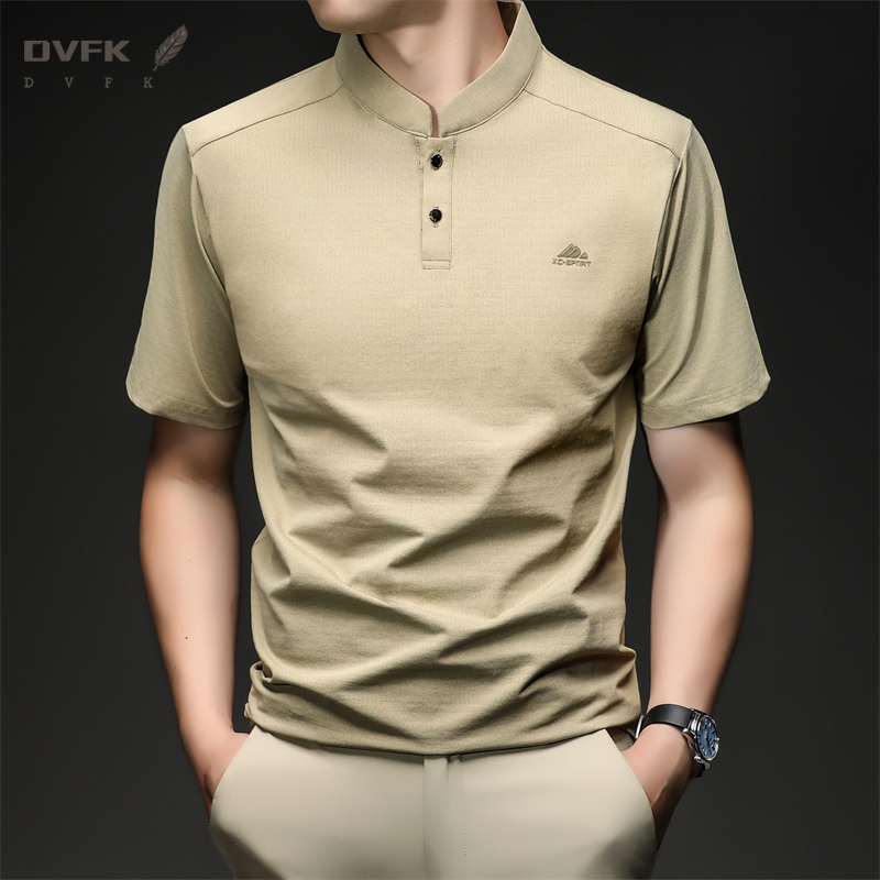 Mens Short Sleeve Mandarin Col - Embroidery Shirt incelemesi ve fiyatı