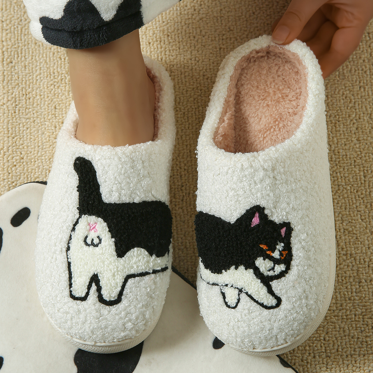 Winter Plush Cute Dachshund Em - Embroidery Shoes incelemesi ve fiyatı